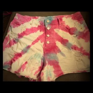 Tye dye shorts